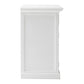 NovaSolo Halifax 35" Classic White Mahogany Buffet With 2 Doors & 1 Drawer