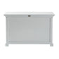 NovaSolo Halifax 44" Classic White Mahogany Hutch Cabinet With 2 Doors