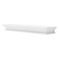 NovaSolo Halifax 47" Classic White Mahogany Floating Wall Shelf