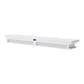 NovaSolo Halifax 47" Classic White Mahogany Floating Wall Shelf