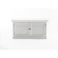 NovaSolo Halifax 54" Classic White Mahogany Hutch Cabinet With 2 Doors