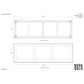 NovaSolo Halifax 55" Classic White Mahogany Storage Chest