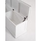 NovaSolo Halifax 55" Classic White Mahogany Storage Chest