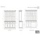 NovaSolo Halifax 57" Classic White Mahogany Buffet Hutch Cabinet With 4 Doors & 2 Adjustable Shelves