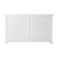 NovaSolo Halifax 57" Classic White Mahogany Buffet With 2 Drawers