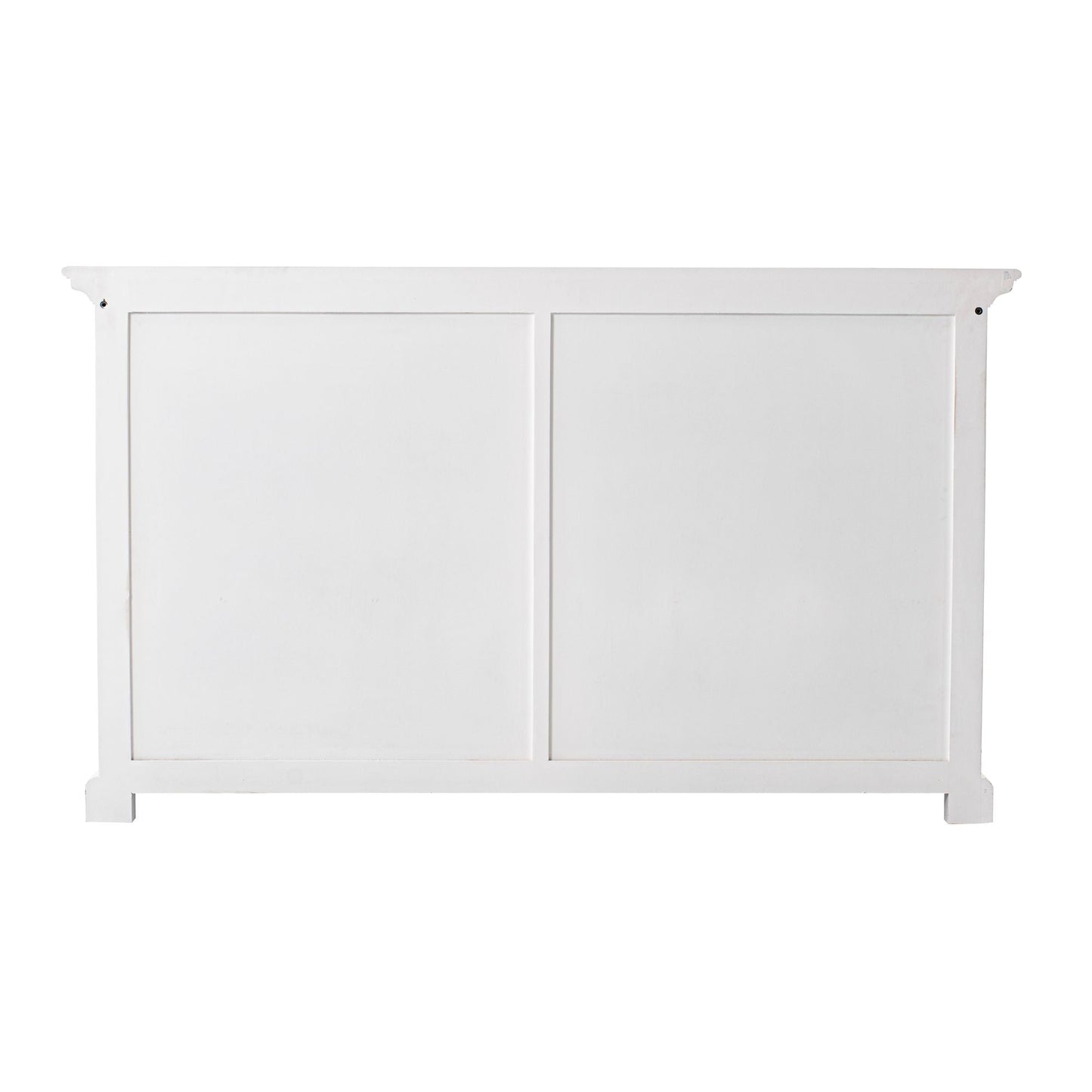 NovaSolo Halifax 57" Classic White Mahogany Buffet With 2 Drawers