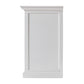 NovaSolo Halifax 57" Classic White Mahogany Buffet With 2 Drawers