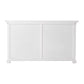 NovaSolo Halifax 57" Classic White Mahogany Buffet With 2 Drawers