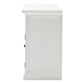 NovaSolo Halifax 57" Classic White Mahogany Buffet With 4 Doors & 3 Drawers