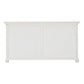 NovaSolo Halifax 57" Classic White Mahogany Buffet With 4 Doors & 3 Drawers