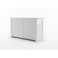 NovaSolo Halifax 57" Classic White Mahogany Buffet With 6 Drawers