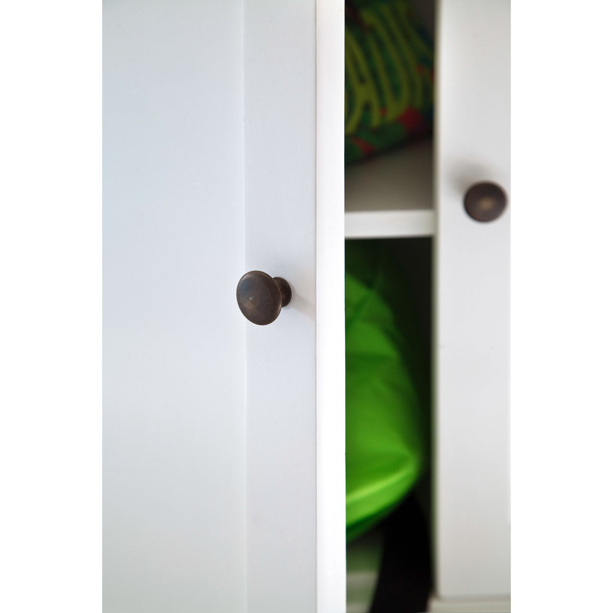 NovaSolo Halifax 57" Classic White Mahogany Glass Display Hutch Cabinet With 6 Doors & 2 Drawers