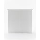 NovaSolo Halifax 57" Classic White Mahogany Hutch Cabinet With 4 Doors & 8 Shelves
