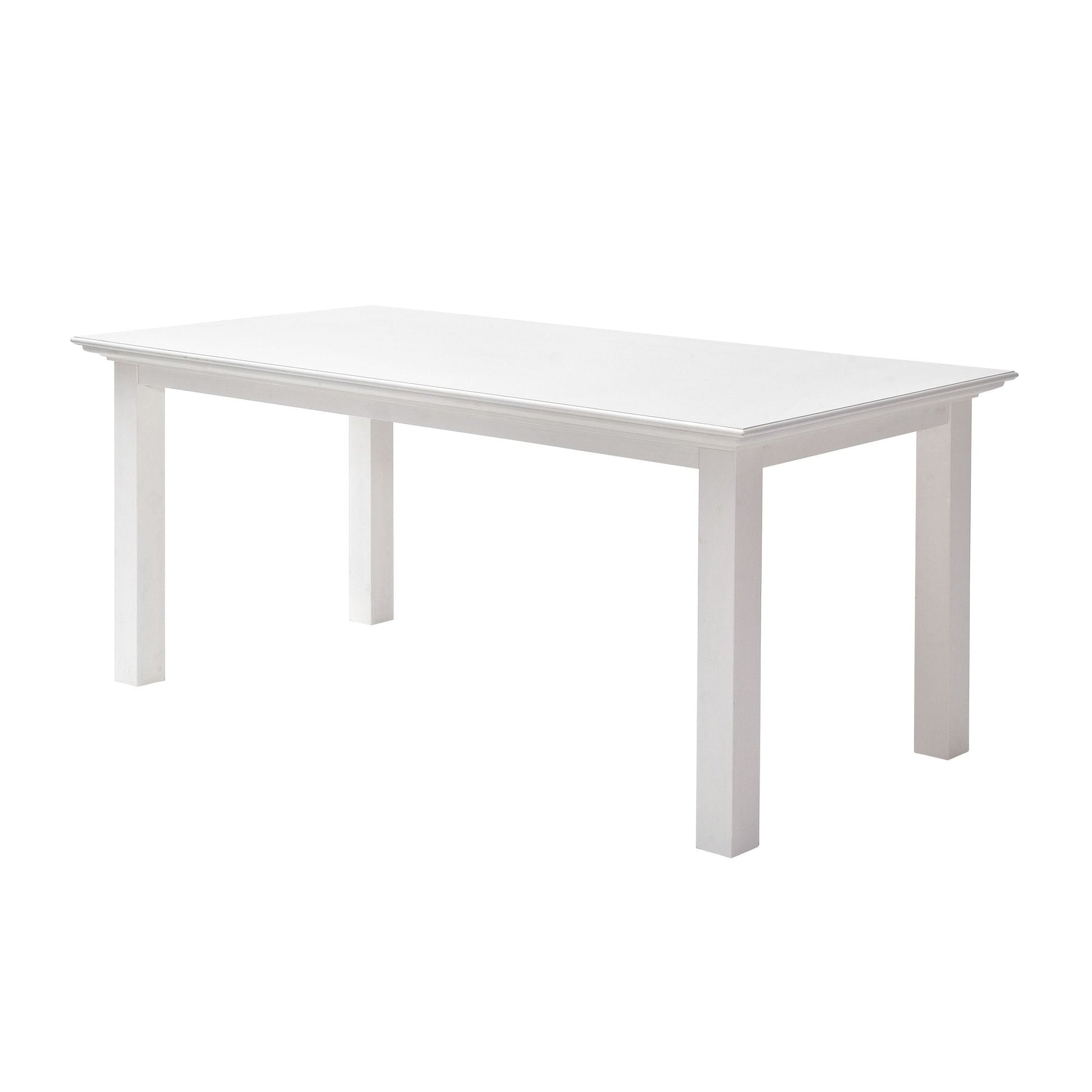 NovaSolo Halifax 63" x 35" Classic White Mahogany Small Dining Table