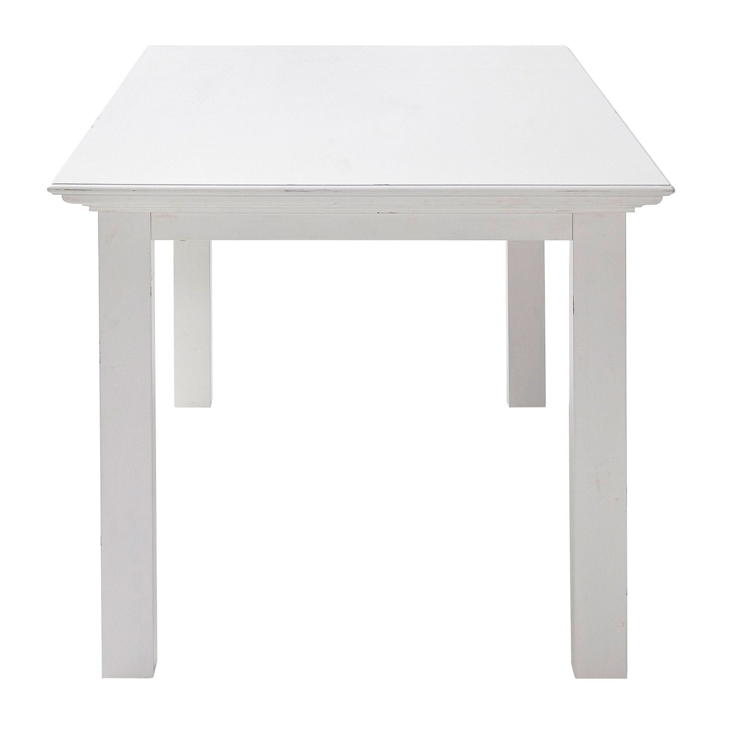 NovaSolo Halifax 63" x 35" Classic White Mahogany Small Dining Table