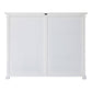 NovaSolo Halifax 65" Classic White Mahogany Display Cabinet With 8 Glass Doors