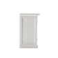 NovaSolo Halifax 65" Classic White Mahogany Double-Bay Hutch Cabinet With 4 Doors & 10 Shelves