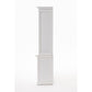 NovaSolo Halifax 71" Classic White Kitchen Hutch Cabinet With 5 Doors & 3 Drawers