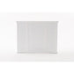 NovaSolo Halifax 71" Classic White Kitchen Hutch Cabinet With 5 Doors & 3 Drawers