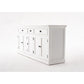 NovaSolo Halifax 71" Classic White Kitchen Hutch Cabinet With 5 Doors & 3 Drawers