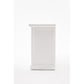 NovaSolo Halifax 71" Classic White Kitchen Hutch Cabinet With 5 Doors & 3 Drawers