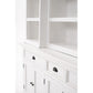 NovaSolo Halifax 71" Classic White Kitchen Hutch Cabinet With 5 Doors & 3 Drawers