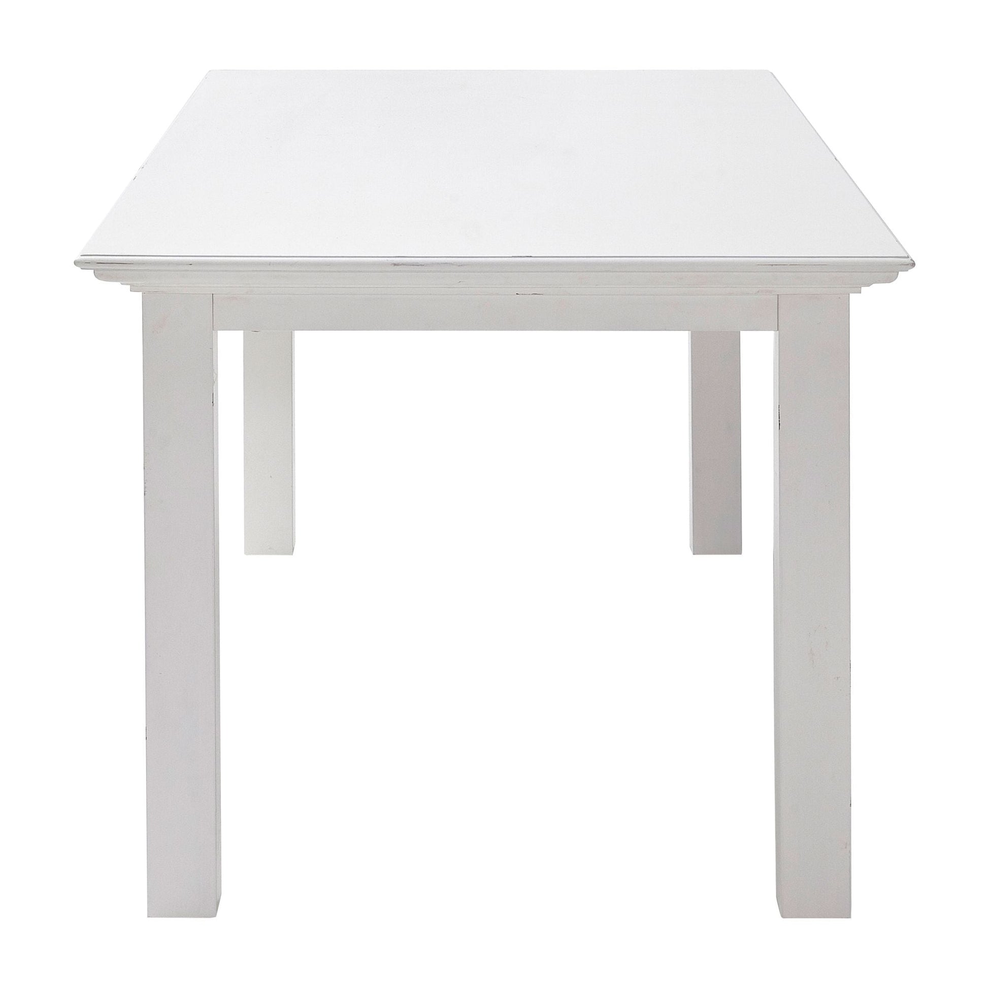 NovaSolo Halifax 71" x 35" Classic White Mahogany Medium Dining Table