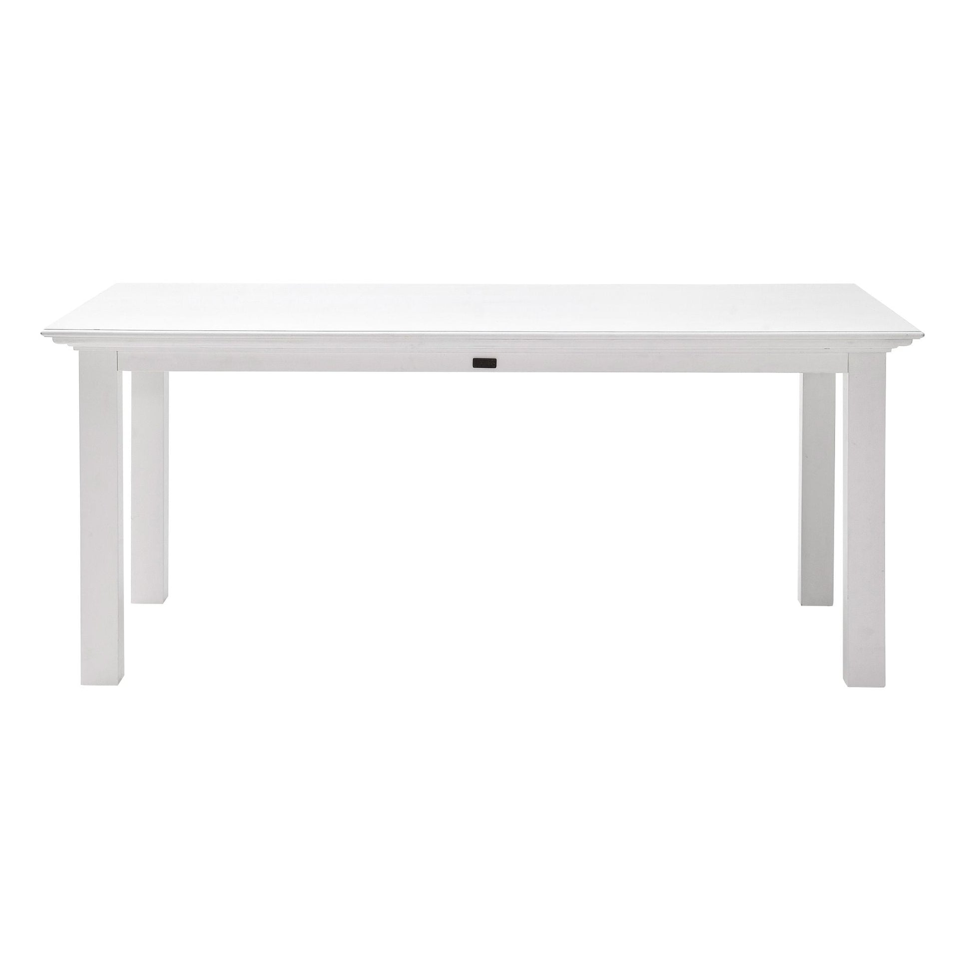 NovaSolo Halifax 71" x 35" Classic White Mahogany Medium Dining Table