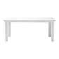 NovaSolo Halifax 71" x 35" Classic White Mahogany Medium Dining Table