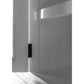 NovaSolo Halifax 79" Classic White Buffet Hutch Cabinet Unit With 4 Bevelled Glass Doors