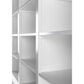 NovaSolo Halifax 79" Classic White Hutch Cabinet Unit With 6 Bevelled Glass Doors