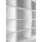 NovaSolo Halifax 79" Classic White Hutch Cabinet Unit With 6 Bevelled Glass Doors