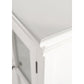 NovaSolo Halifax 79" Classic White Mahogany Buffet With 6 Glass Doors