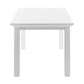 NovaSolo Halifax 79" x 35" Classic White Mahogany Extendable Dining Table