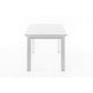 NovaSolo Halifax 79" x 35" Classic White Mahogany Extendable Dining Table