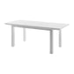 NovaSolo Halifax 79" x 35" Classic White Mahogany Extendable Dining Table