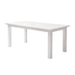 NovaSolo Halifax 79" x 39" Classic White Mahogany Large Dining Table