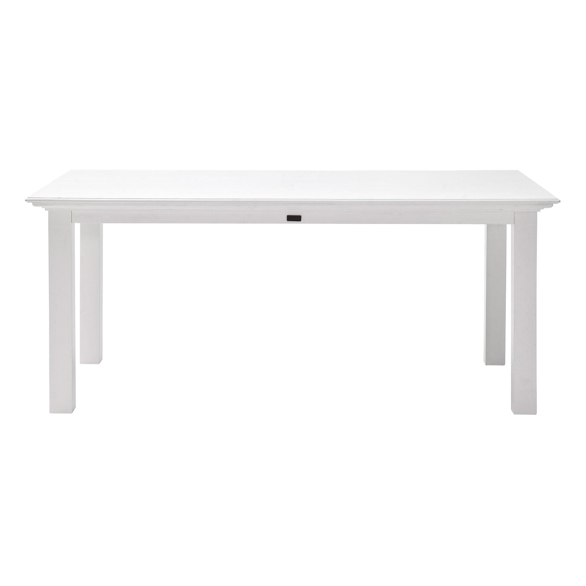 NovaSolo Halifax 79" x 39" Classic White Mahogany Large Dining Table