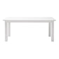 NovaSolo Halifax 79" x 39" Classic White Mahogany Large Dining Table