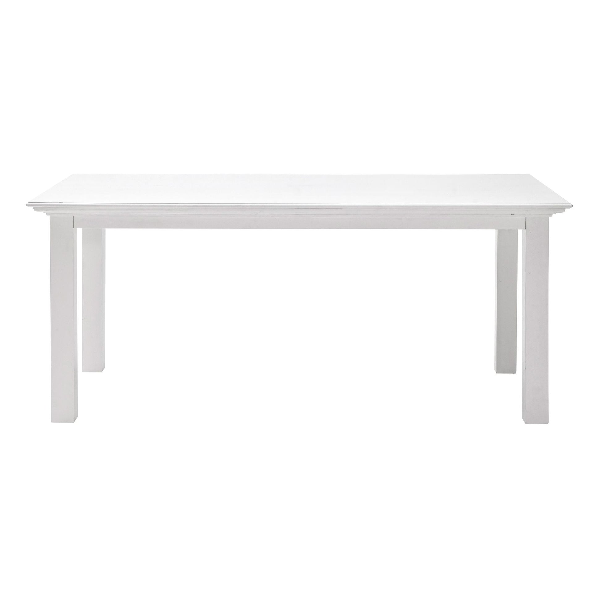 NovaSolo Halifax 79" x 39" Classic White Mahogany Large Dining Table