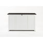 NovaSolo Halifax Contrast 57" Classic White & Black Mahogany Buffet With 4 Doors & 3 Drawers