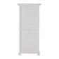 NovaSolo Halifax Grand 24" Classic White Mahogany Mini Storage Unit With 5 Drawers