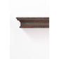 NovaSolo Halifax Mindi 24" Black Mindi Wood Floating Wall Shelf