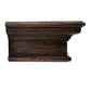 NovaSolo Halifax Mindi 24" Black Mindi Wood Floating Wall Shelf