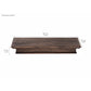 NovaSolo Halifax Mindi 32" Black Mindi Wood Floating Wall Shelf