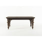 NovaSolo Hygge 47" Gray Brown Teak Rectangular Coffee Table