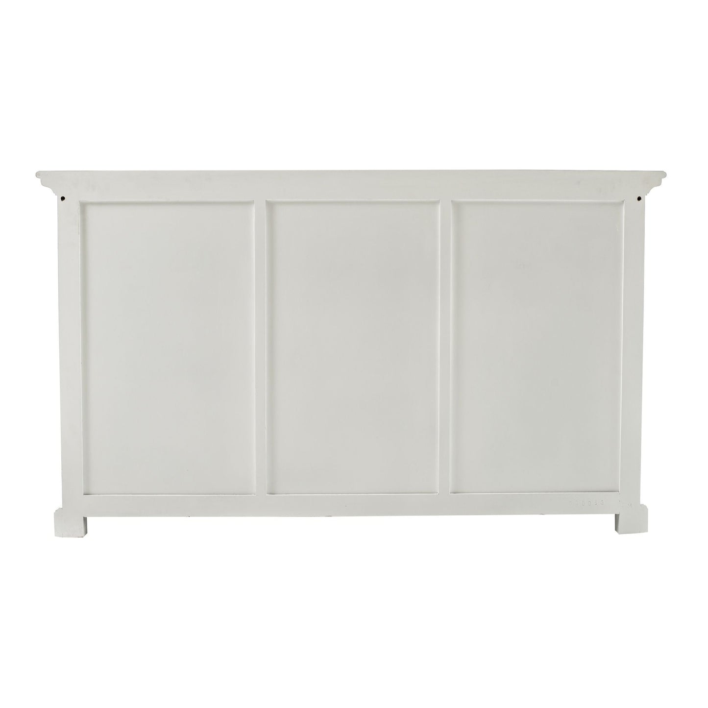 NovaSolo Provence 57" Classic White Mahogany Buffet With 3 Doors & 3 Drawers