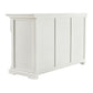 NovaSolo Provence 57" Classic White Mahogany Buffet With 3 Doors & 3 Drawers