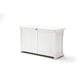 NovaSolo Provence 57" Classic White Mahogany Buffet With 4 Doors & 2 Drawers