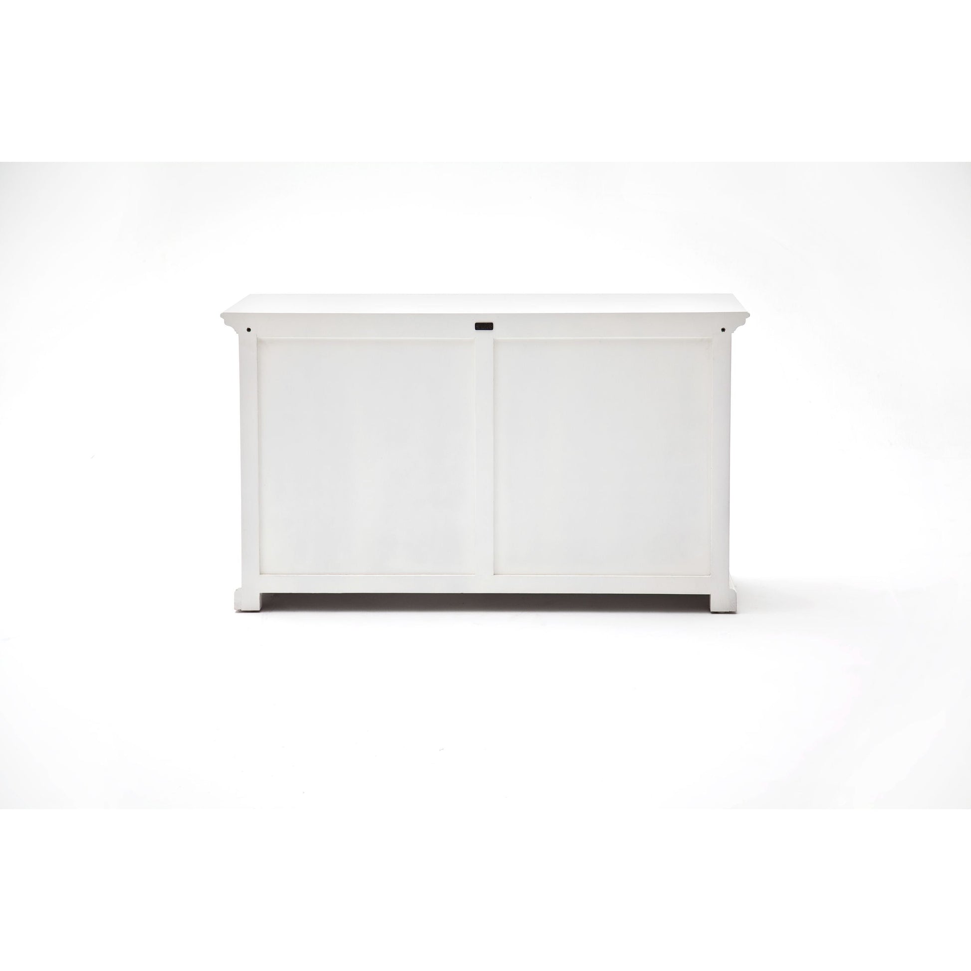 NovaSolo Provence 57" Classic White Mahogany Buffet With 4 Doors & 2 Drawers